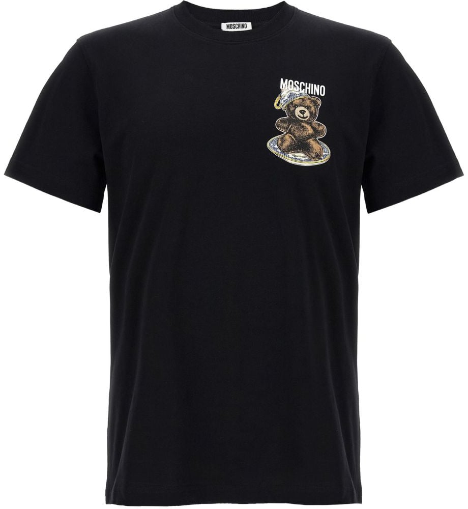 Moschino T-Shirts And Polos Multi Black Zwart