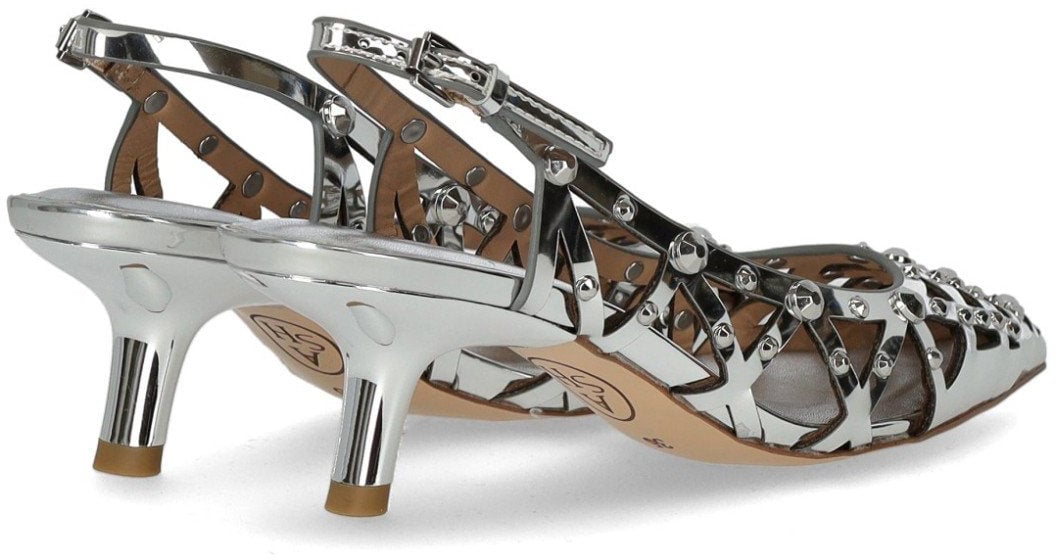 Ash ASH BIZARRE SLINGBACK PUMP Zilver