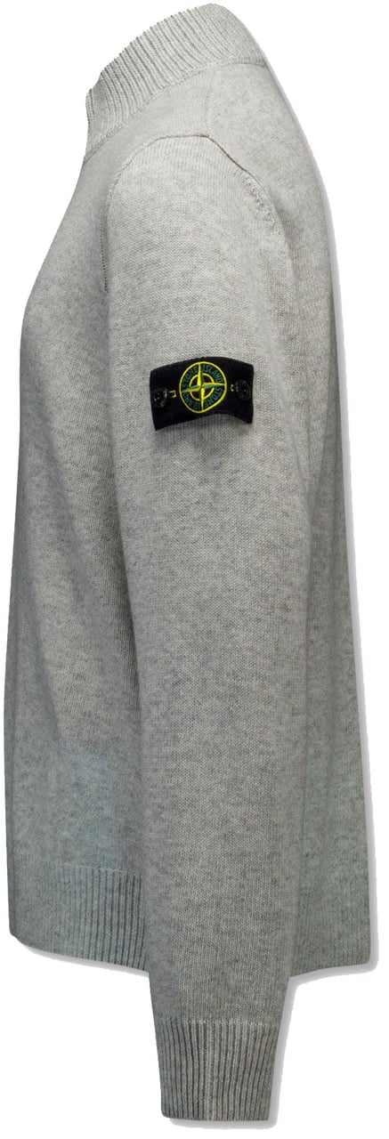 Stone Island Junior Stone Island Kinder Jongens Trui In Grijs Grijs