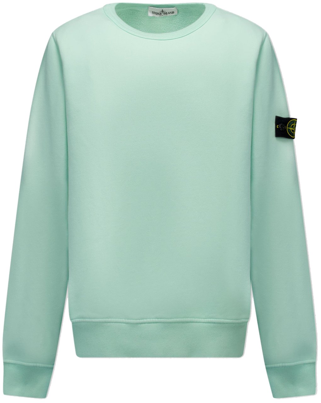 Stone Island Junior Stone Island Kinder Jongens Trui In Mint Groen