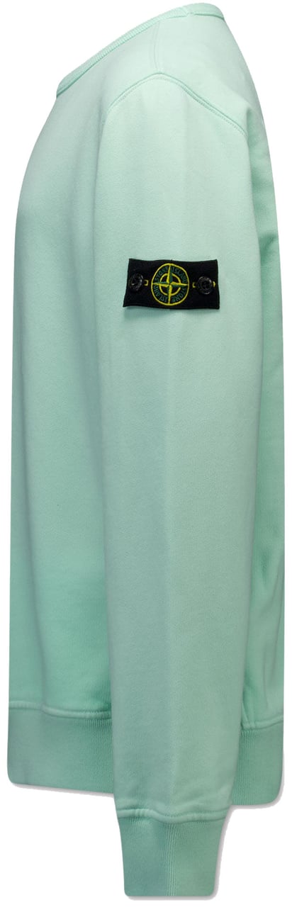 Stone Island Junior Stone Island Kinder Jongens Trui In Mint Groen