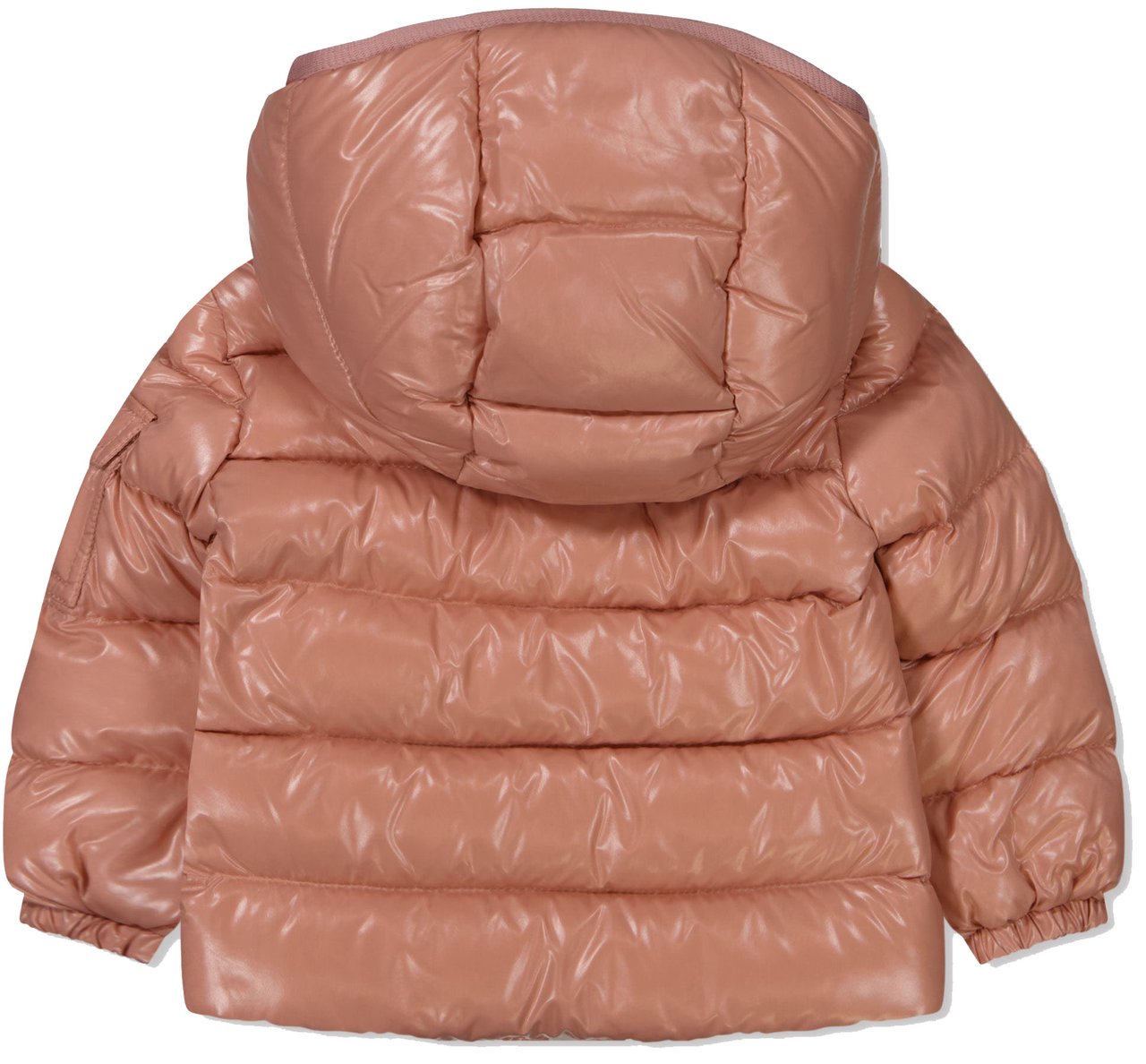 Moncler Moncler Bady Baby Meisjes Winterjas In Oud Roze Roze