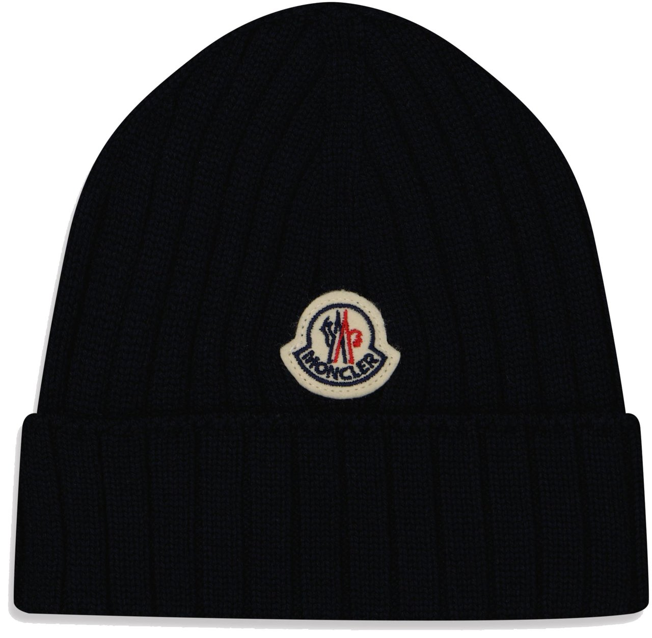 Moncler Moncler Baby Unisex Muts In Navy Blauw