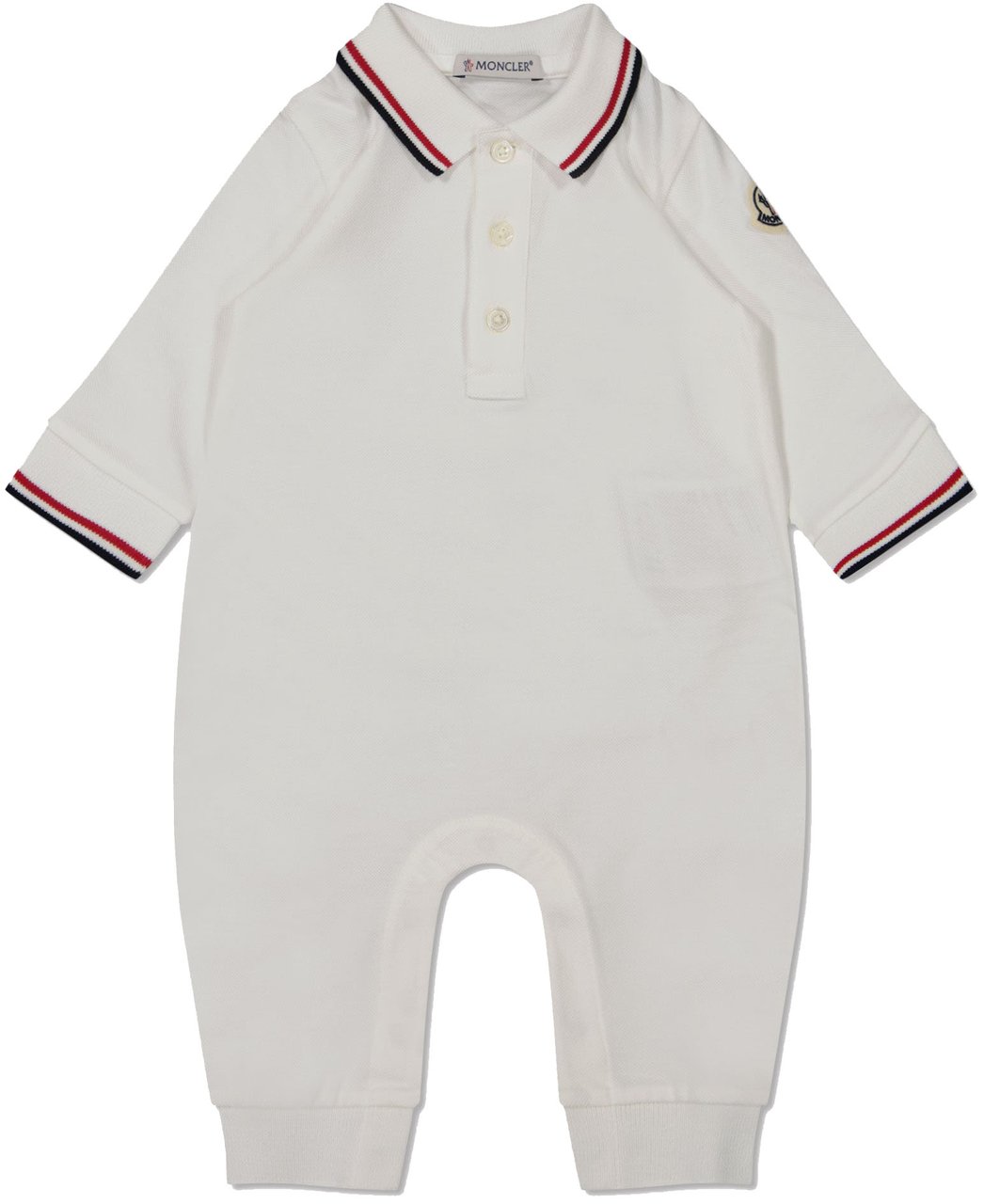 Moncler Moncler Baby Jongens Boxpakje In Wit Wit