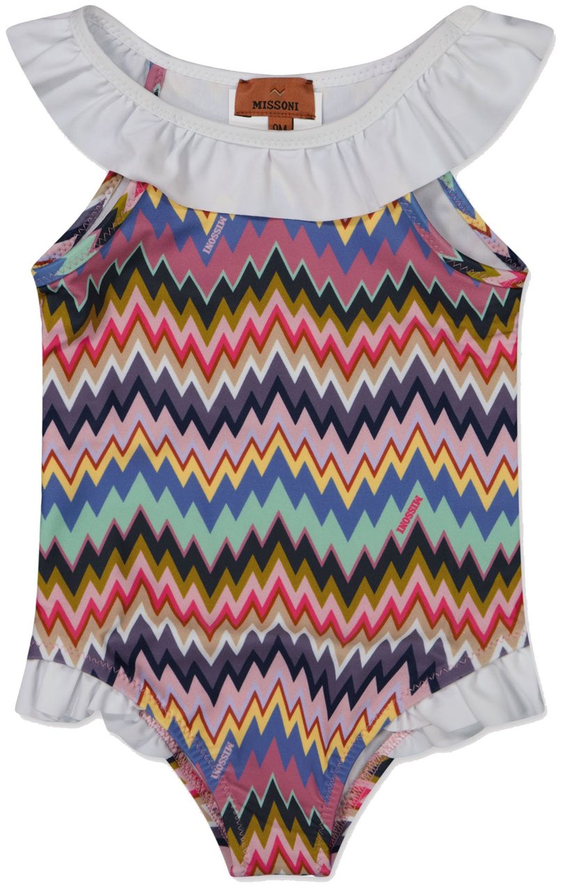 Missoni Missoni Baby Meisjes Badkleding In Fuchsia Roze