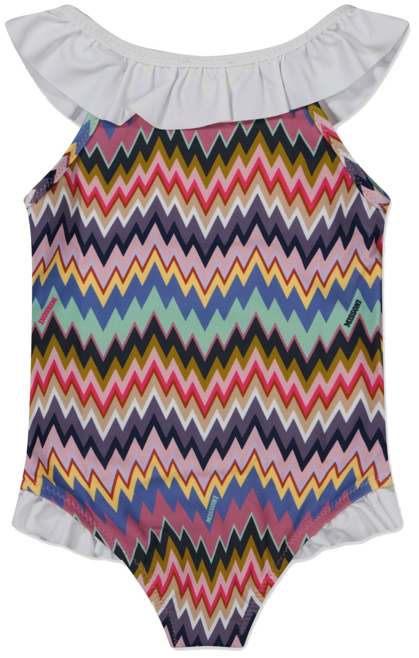 Missoni Missoni Baby Meisjes Badkleding In Fuchsia Roze