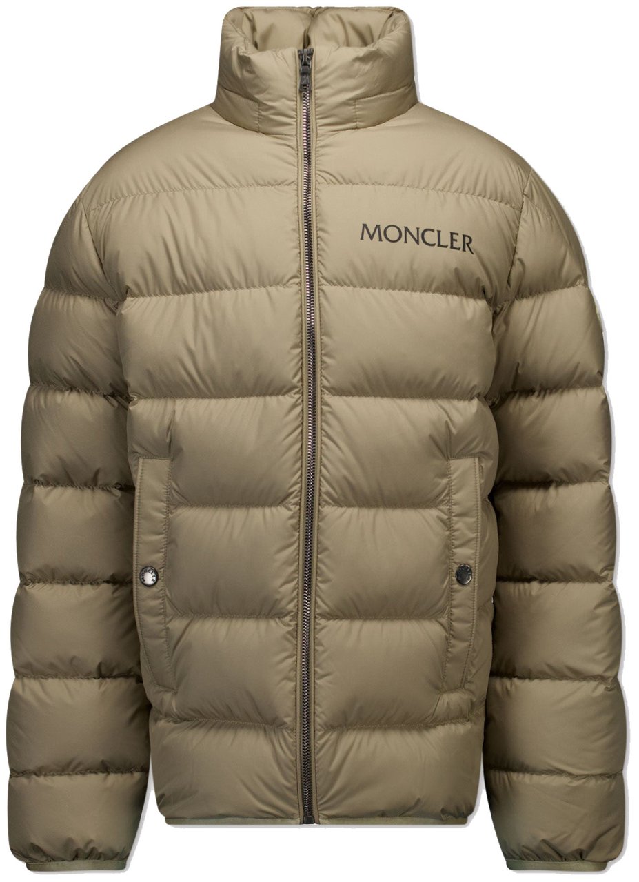 Moncler Moncler Bajan Kinder Jongens Winterjas In Beige Beige