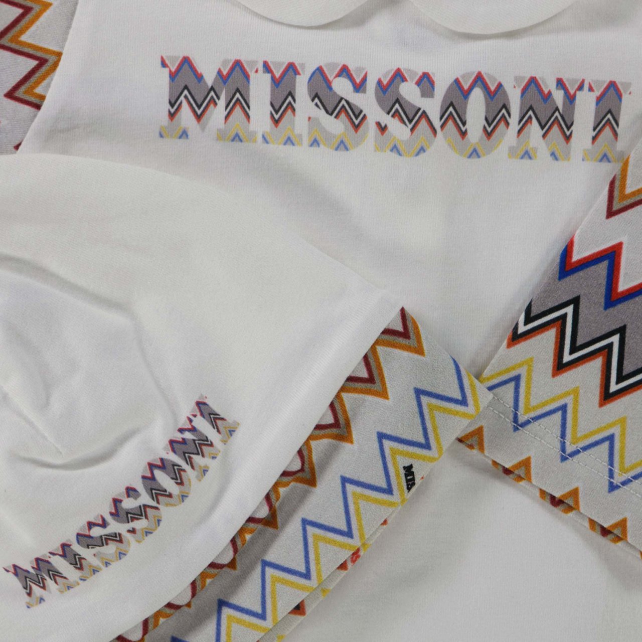 Missoni Missoni Baby Jongens Boxpakje In Wit Wit