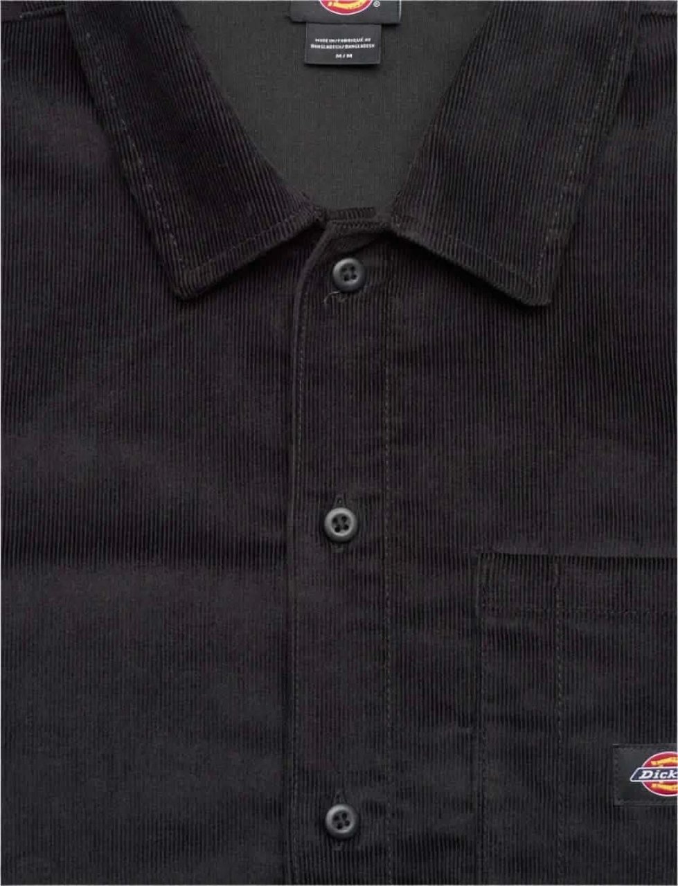 Dickies Dickies Corduroy Shirt Black Zwart