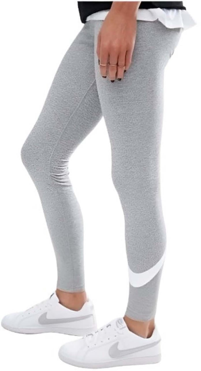 Nike Nike WMNS Club Logo Legging Grijs Blauw