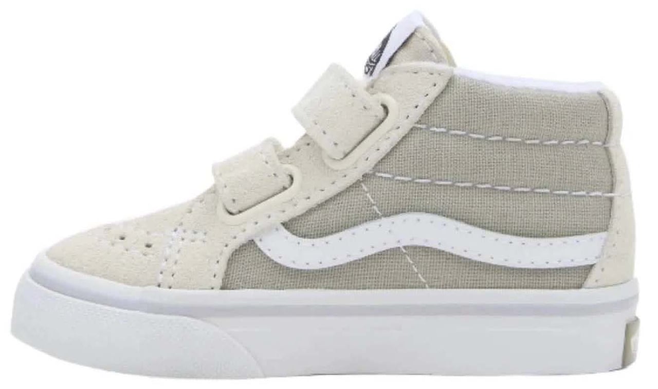 Vans SK8-Mid Reissue V Natural Beige White Blauw