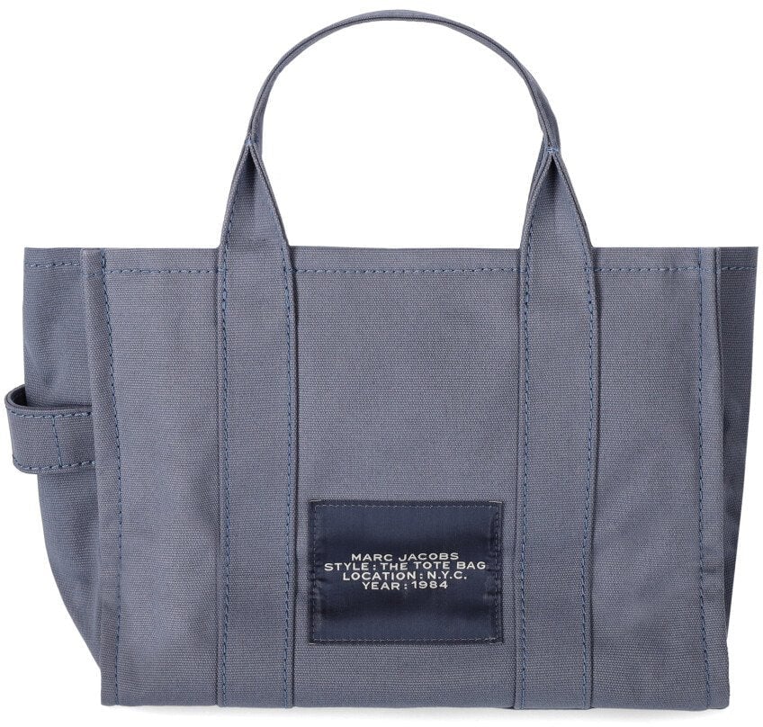 Marc Jacobs MARC JACOBS THE MEDIUM TOTE DENIM HANDBAG Blauw