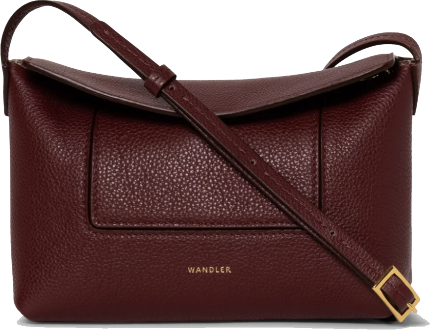 Wandler Penelope Slouch Mini Acai Crust Rood