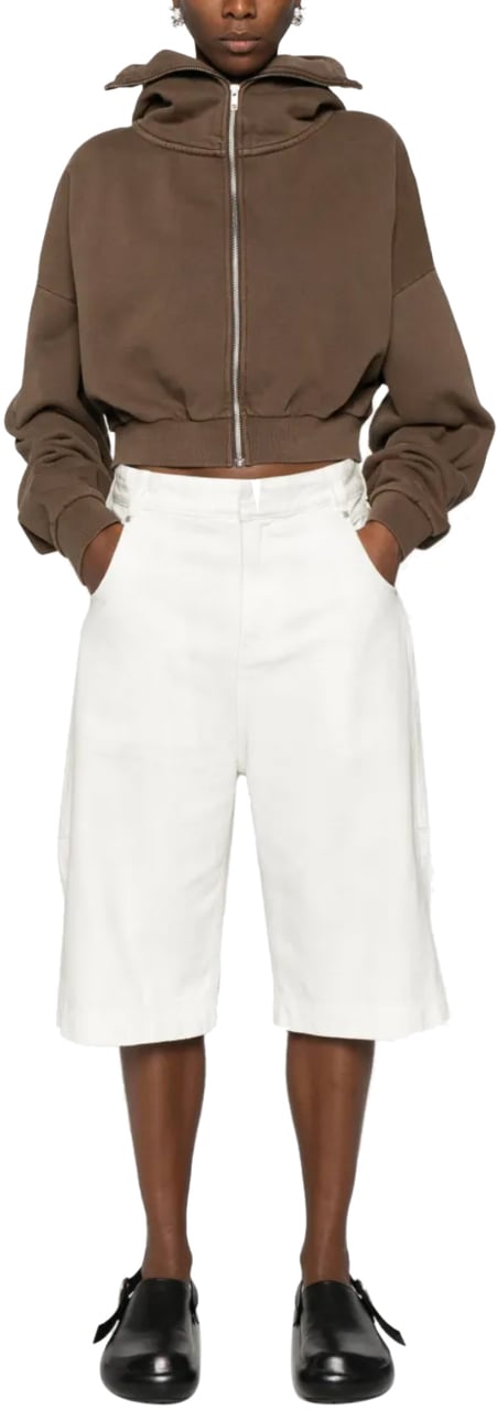Entire Studios Cropped Full Zip Brunette Bruin