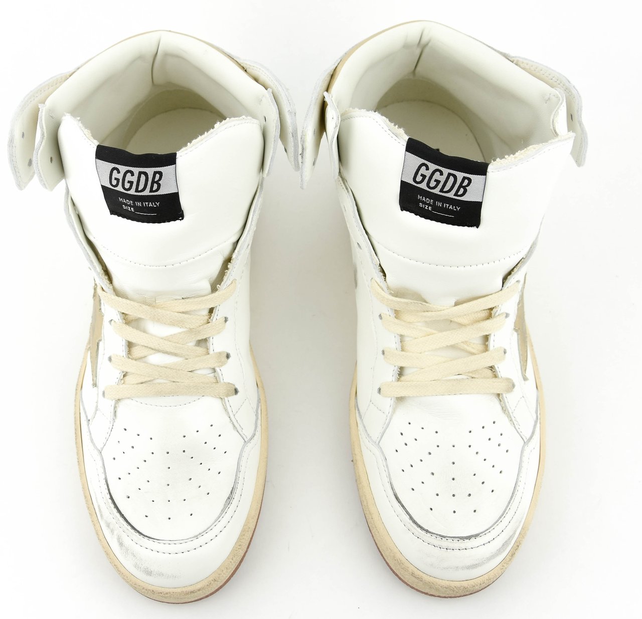 Golden Goose Skystar White Gold Wit