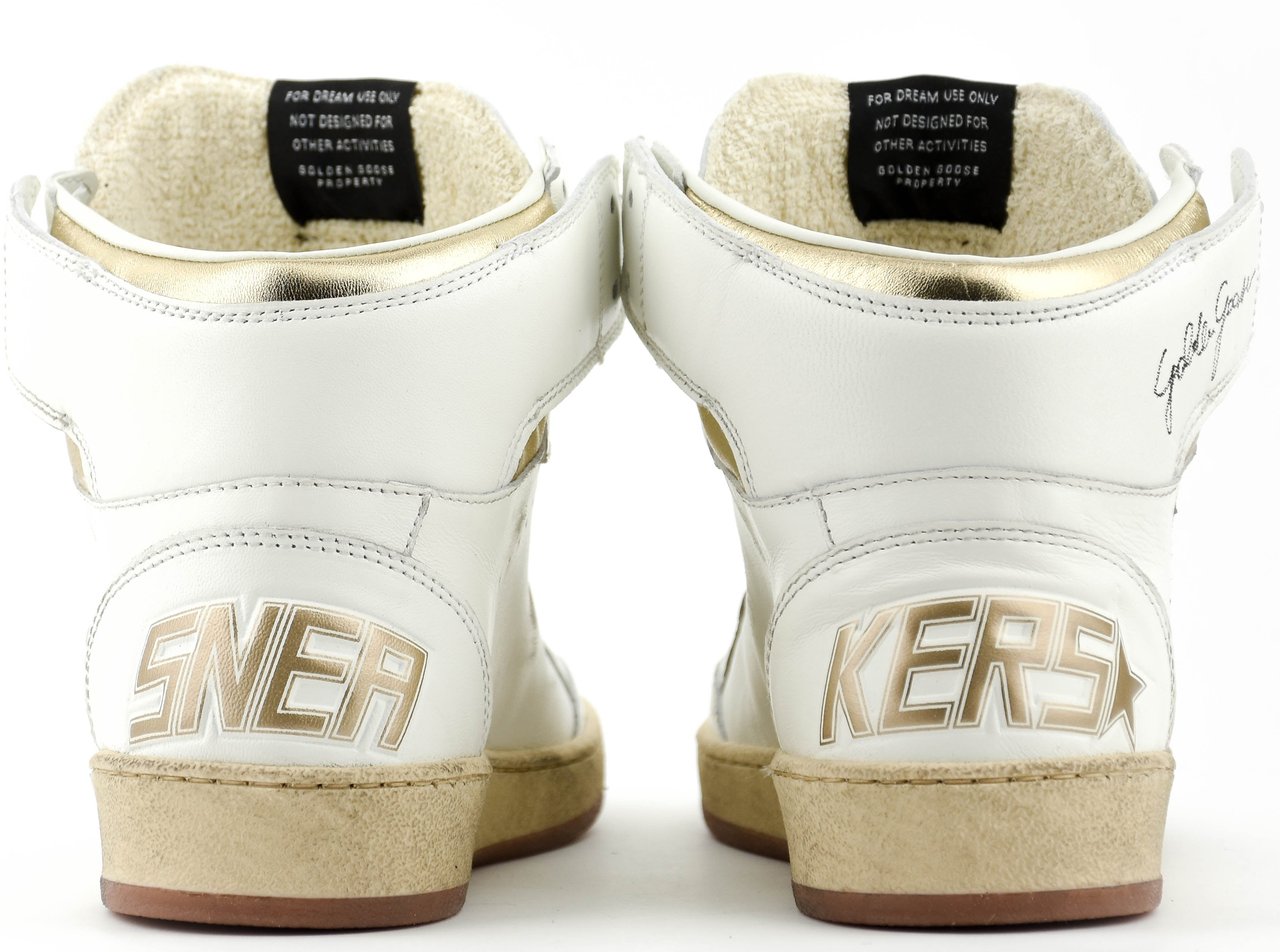 Golden Goose Skystar White Gold Wit