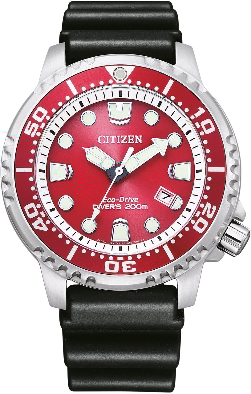 Citizen BN0159-15XM Promaster Marine Eco-Drive duikhorloge Rood
