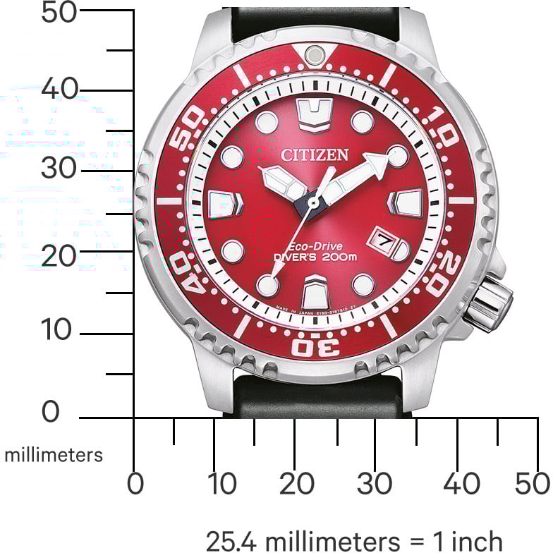 Citizen BN0159-15XM Promaster Marine Eco-Drive duikhorloge Rood
