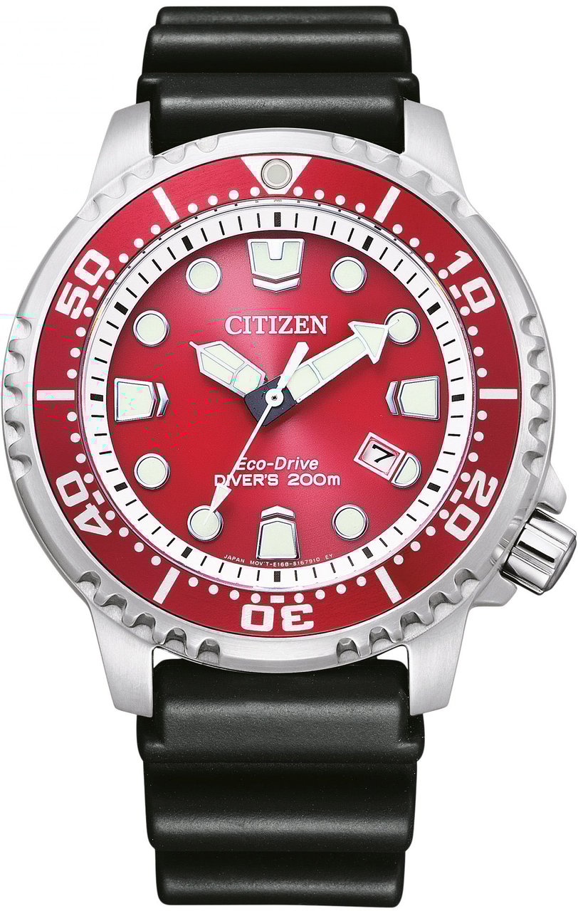 Citizen BN0159-15XM Promaster Marine Eco-Drive duikhorloge Rood