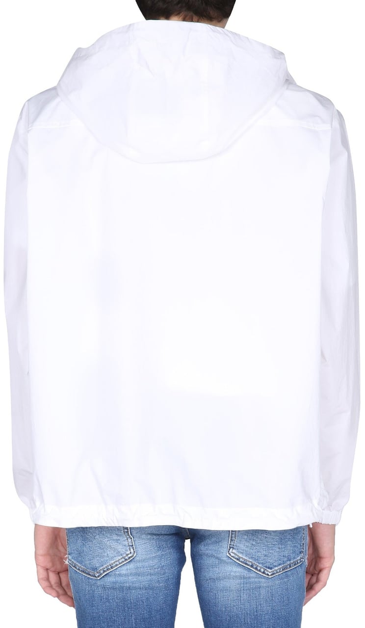 Dsquared2 Dsquared2 Logo Hooded Windbreaker Wit