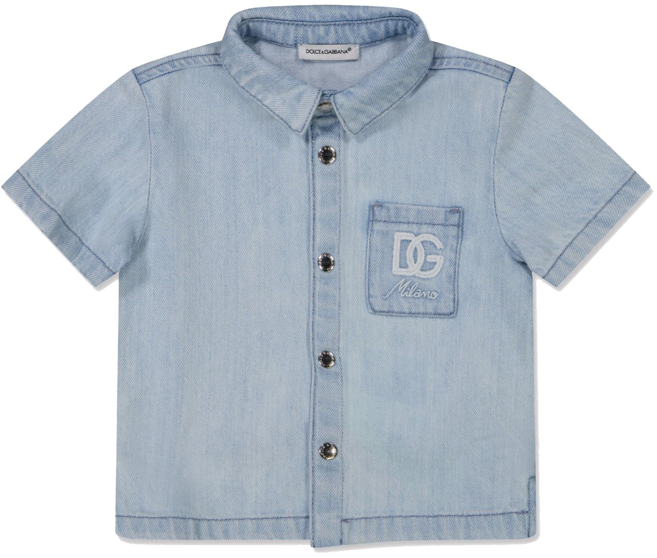 Dolce & Gabbana Dolce & Gabbana Baby Jongens Blouse In Licht Blauw Blauw