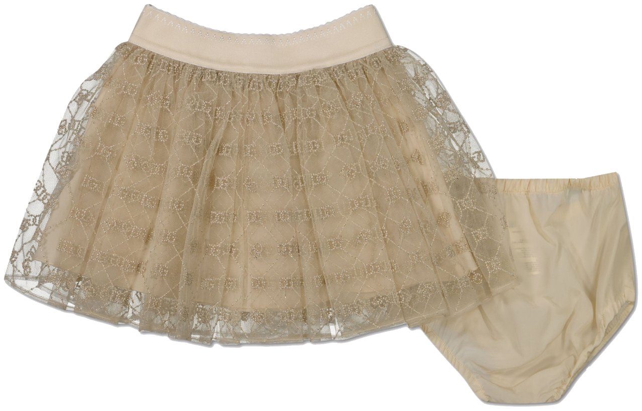 Dolce & Gabbana Dolce & Gabbana Baby Meisjes Rokje In Ecru Beige