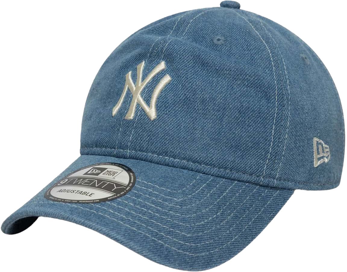 New Era New Era New York Yankees MLB Denim 9Twenty Adjustable Cap Blauw