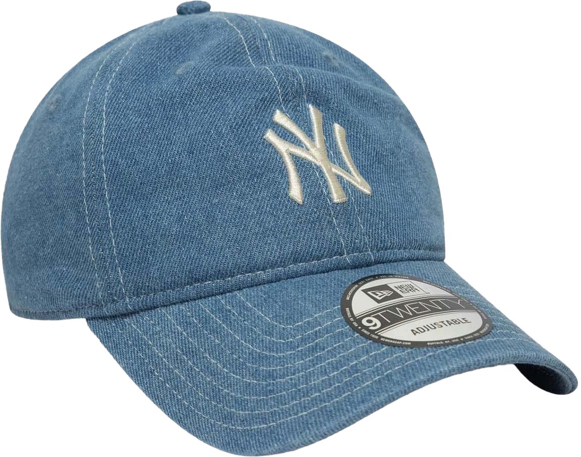 New Era New Era New York Yankees MLB Denim 9Twenty Adjustable Cap Blauw
