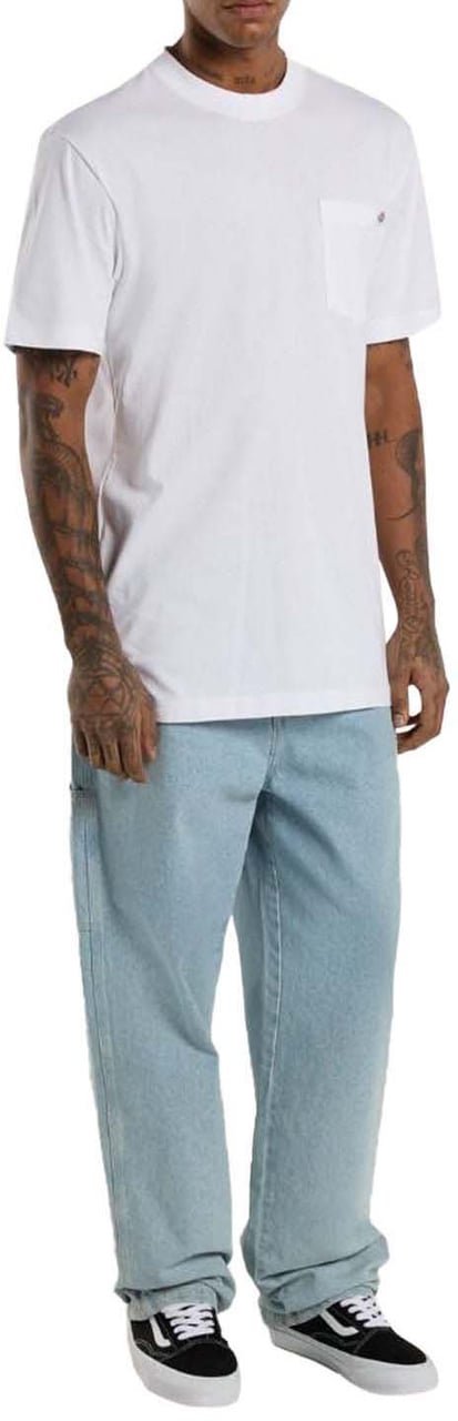 Dickies Madison Denim Baggy Jeans vintage Aged Blue Blauw