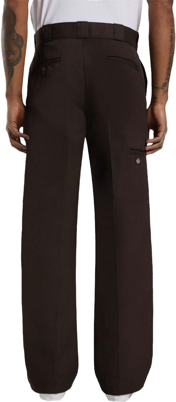 Dickies Double Knee Worker Broek Dark Brown Bruin