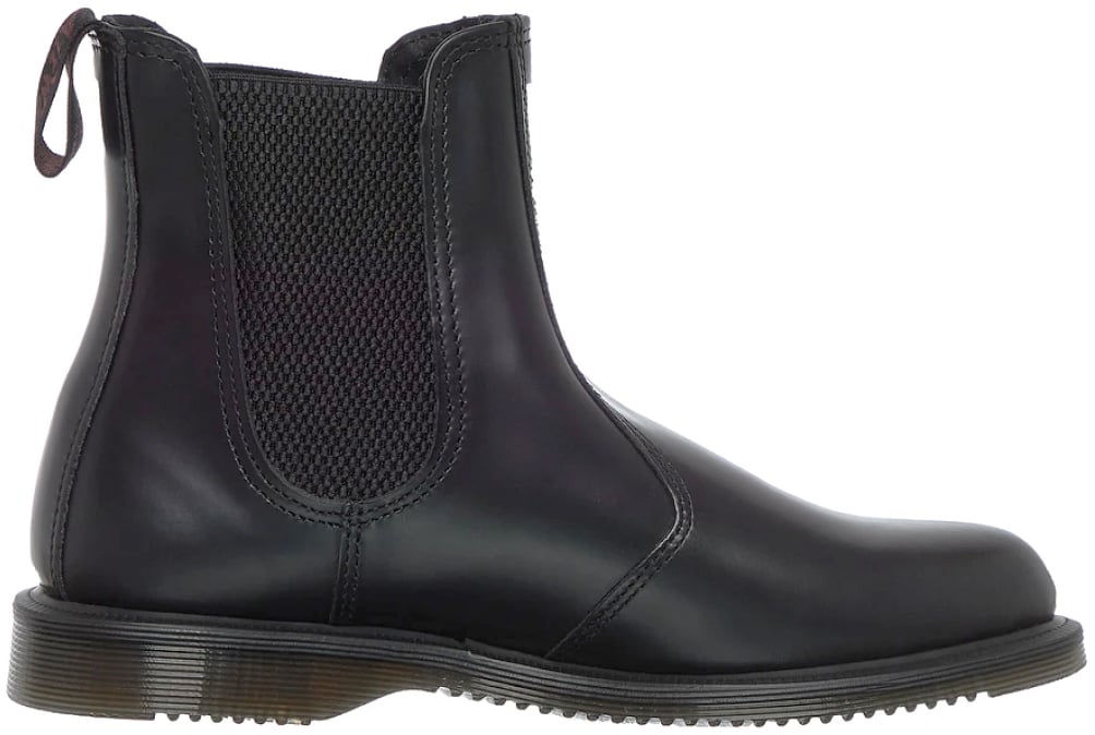 Dr. Martens Flora Smooth Polished Chelsea Boots Zwart
