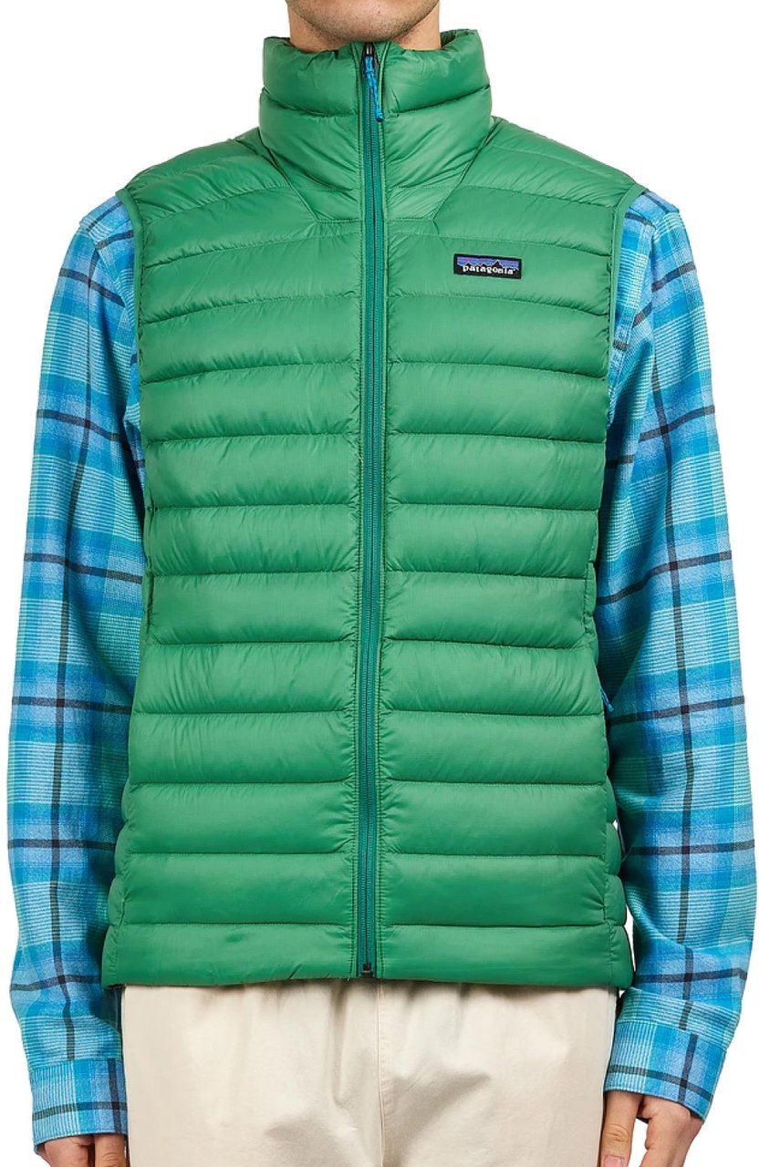 Patagonia Down Sweater Vest Jacket Groen