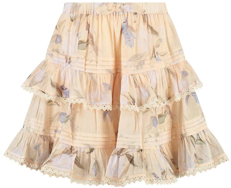 Zimmermann Cascadian Kids Frill Skirt Roze