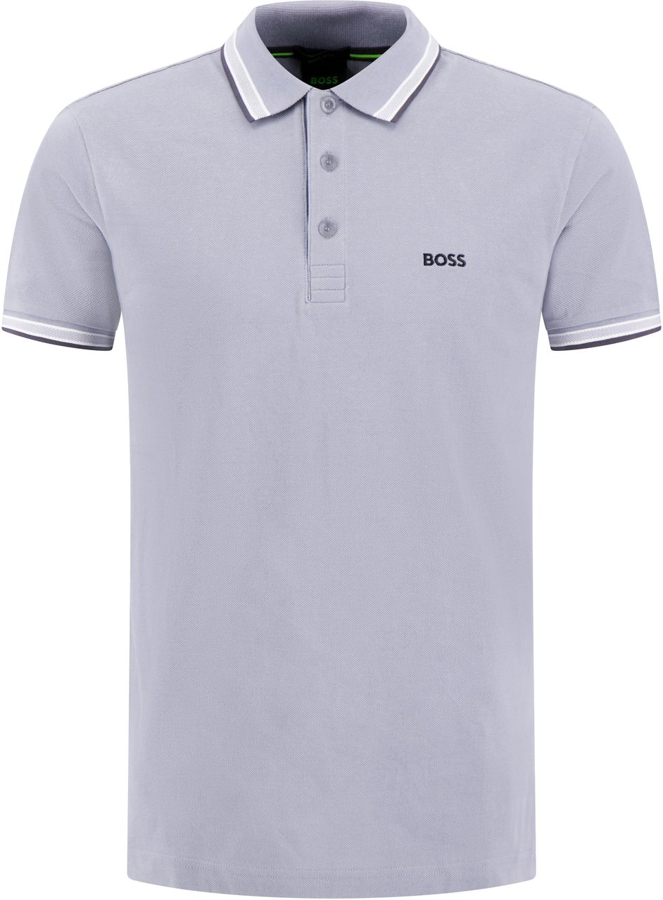 Boss Polo Grijs Grijs