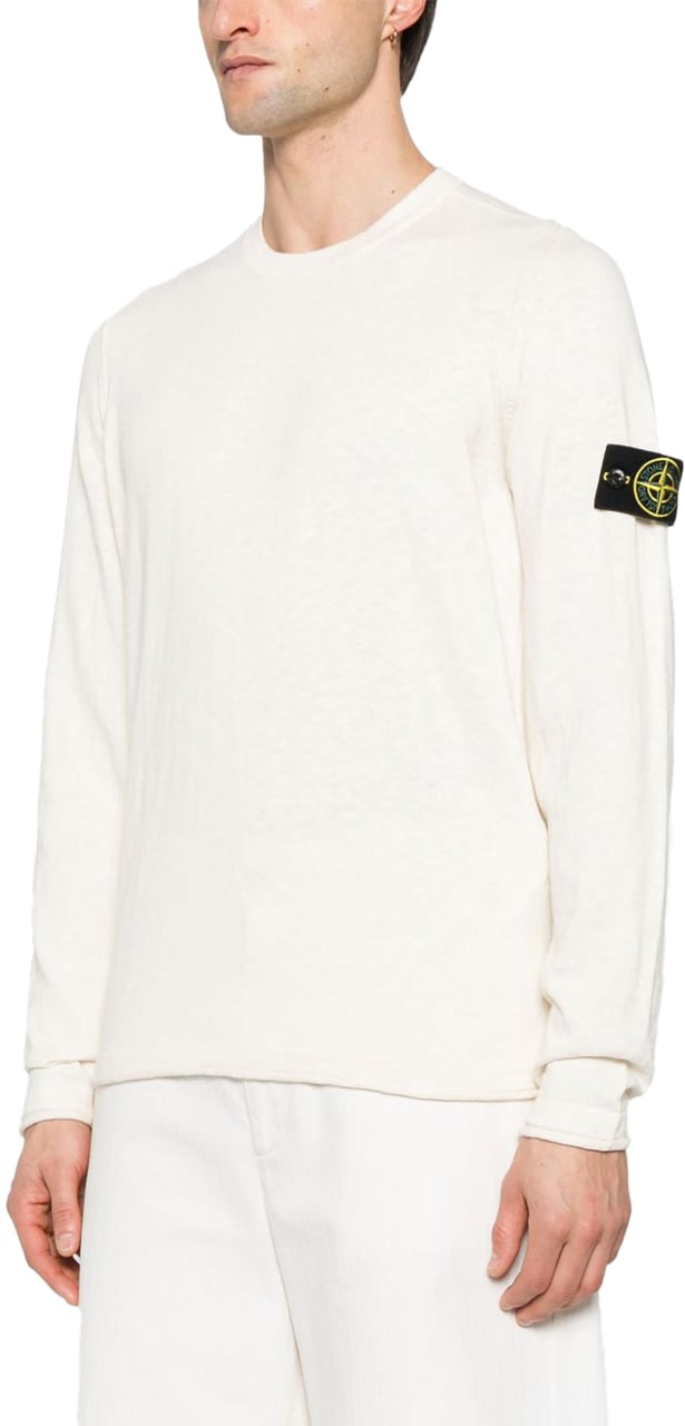 Stone Island Sweaters Ivory Wit