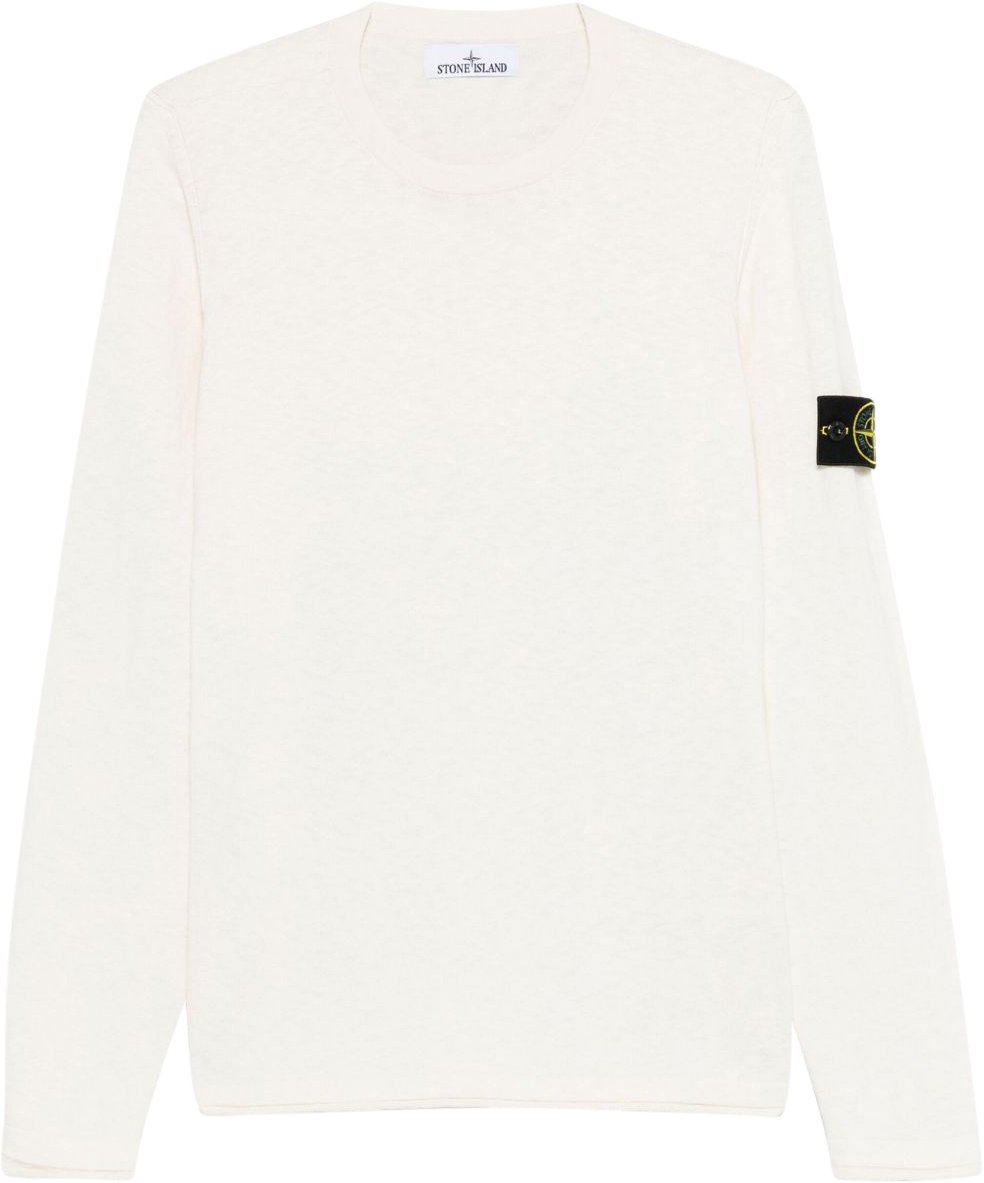 Stone Island Sweaters Ivory Wit