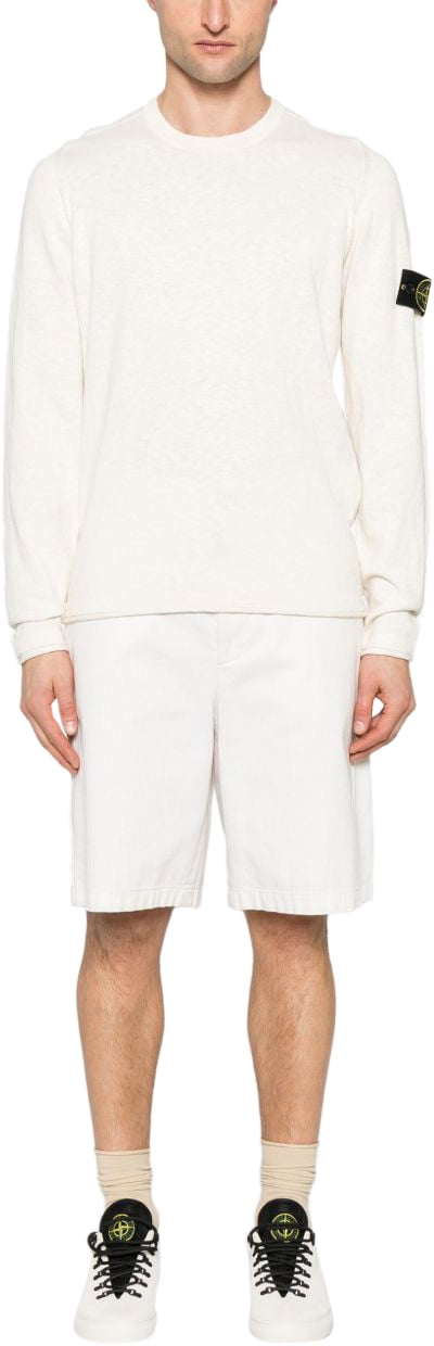 Stone Island Sweaters Ivory Wit