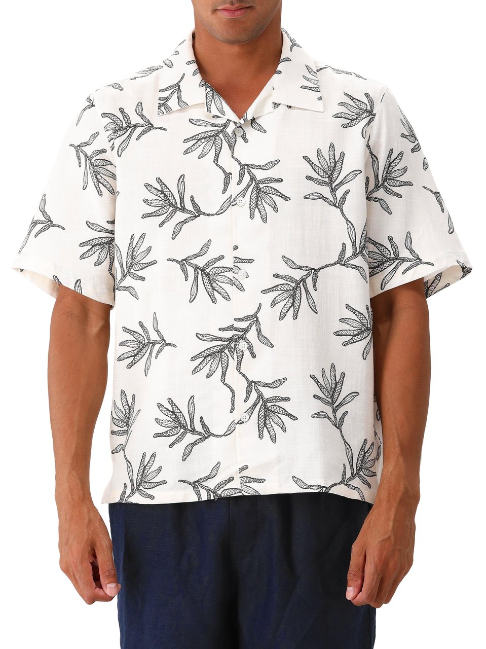NN07 NN.07 Overhemd Wit Ole SS Shirt 5210 Wit
