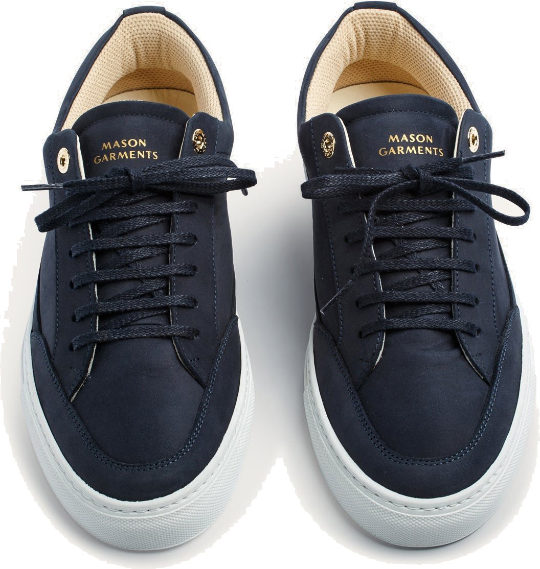 Mason Garments Tia Dress Nubuck Blue Blauw