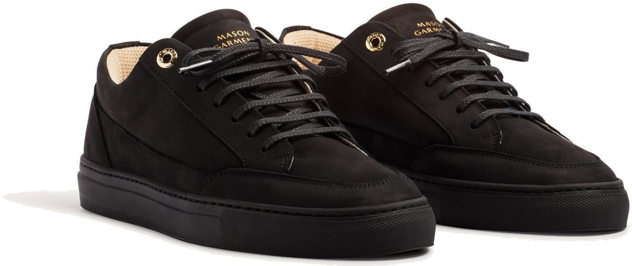 Mason Garments Tia Dress Nubuck Tonal Black Zwart