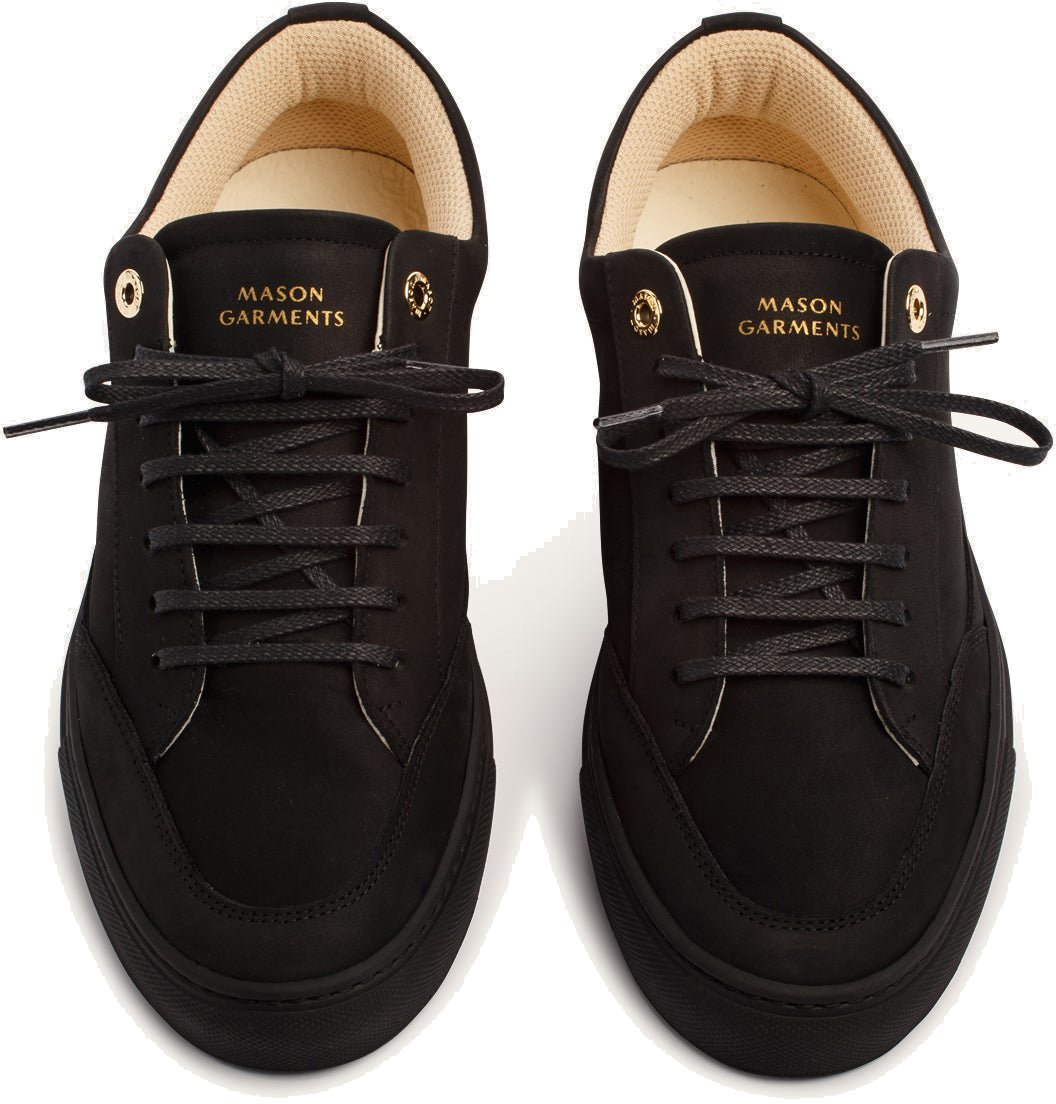 Mason Garments Tia Dress Nubuck Tonal Black Zwart