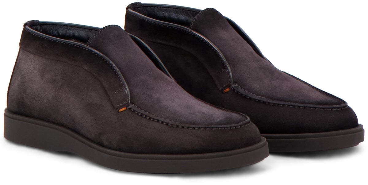 Santoni Instapschoen Grijs Grijs