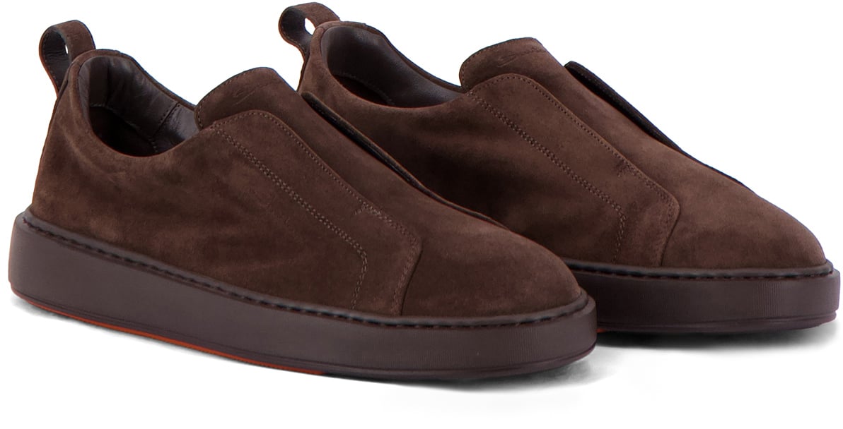 Santoni Sneaker Bruin Bruin