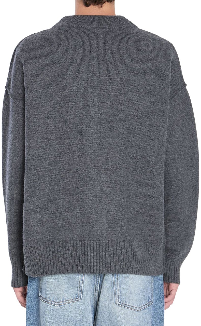 AMI Paris Sweaters Grey Grijs