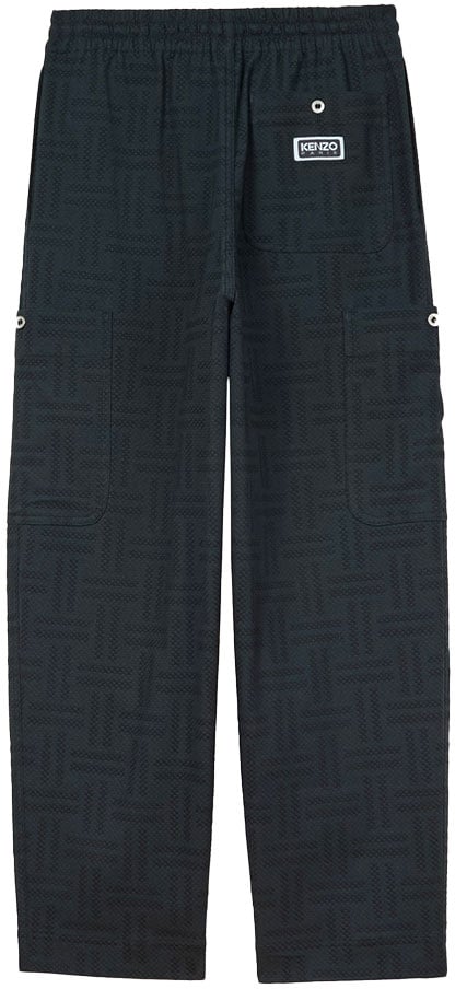 Kenzo pantalon de jogging cargo Zwart