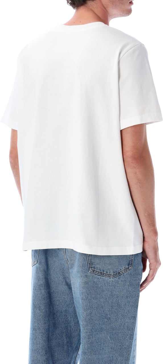 Casablanca Tennis Club Icon Printed T-Shirt Bianco Wit