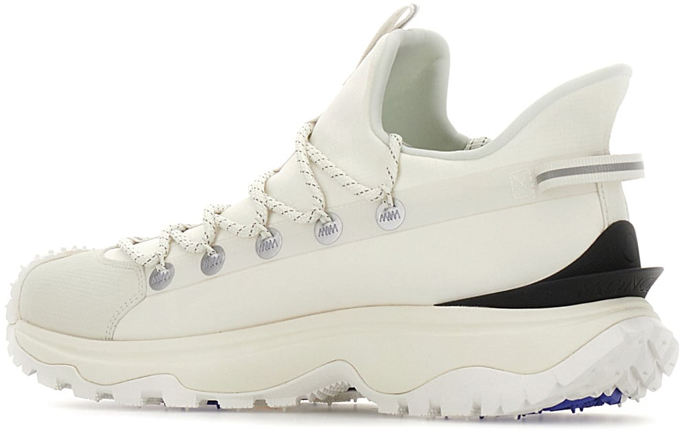 Moncler Moncler White tech fabric Trailgrip Lite 2 sneakers Wit