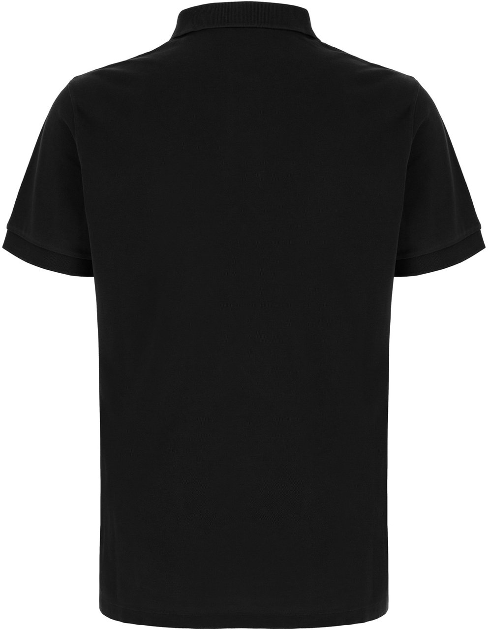 Stone Island Stone Island Black piquet polo shirt Zwart