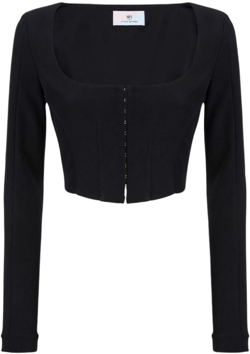 Chiara Ferragni Top Black Zwart