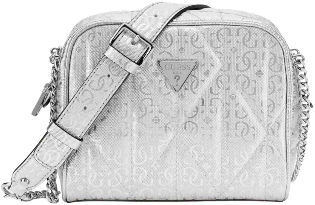 Guess Aldina Camera Tas Zilver